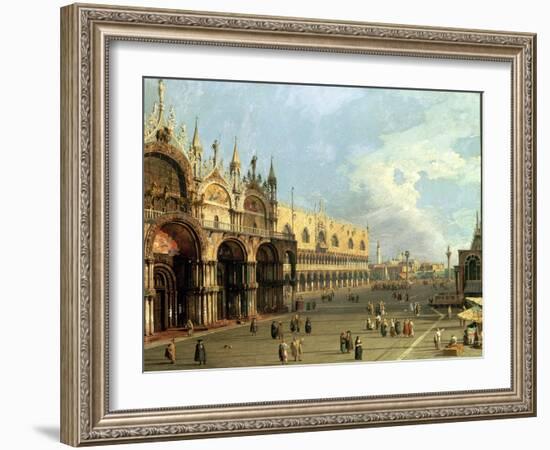 St.Mark's Square, Venice-Canaletto-Framed Giclee Print