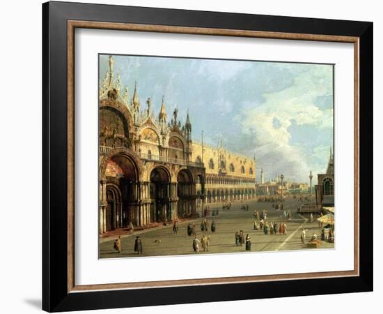 St.Mark's Square, Venice-Canaletto-Framed Giclee Print