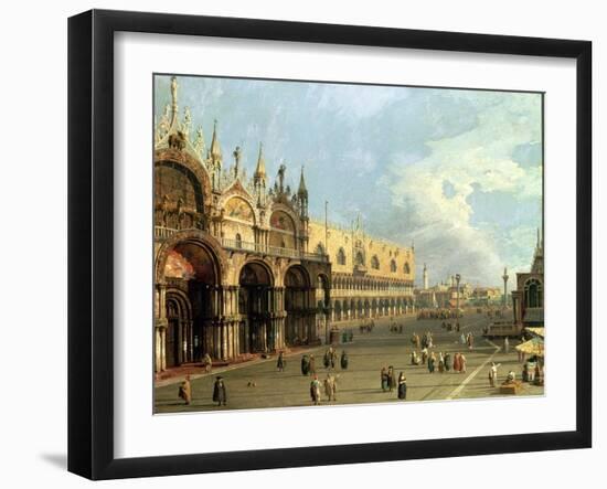 St.Mark's Square, Venice-Canaletto-Framed Giclee Print