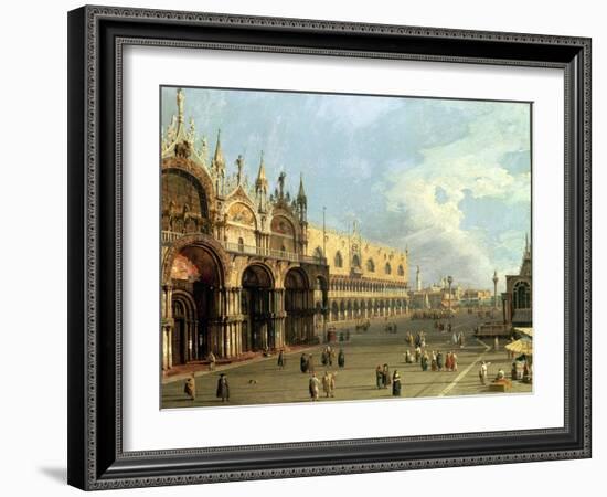 St.Mark's Square, Venice-Canaletto-Framed Giclee Print