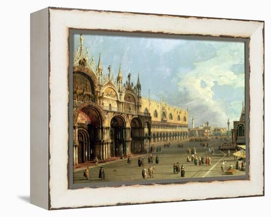 St.Mark's Square, Venice-Canaletto-Framed Premier Image Canvas