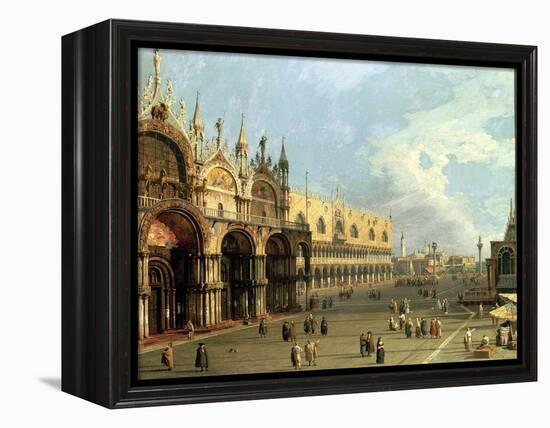 St.Mark's Square, Venice-Canaletto-Framed Premier Image Canvas