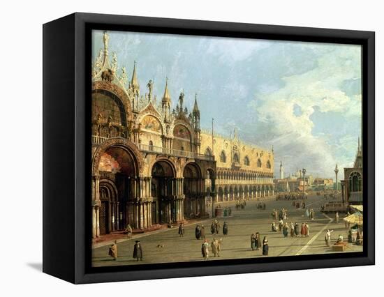 St.Mark's Square, Venice-Canaletto-Framed Premier Image Canvas