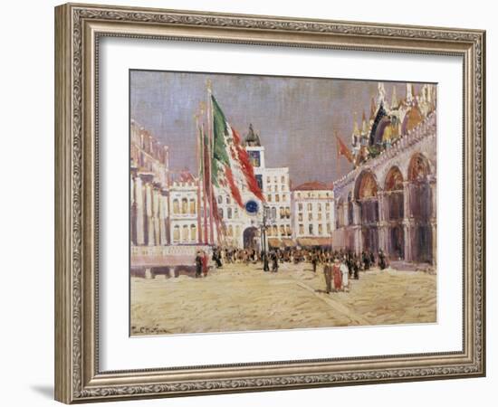 St. Mark's Square, Venice-Paul Mathieu-Framed Giclee Print