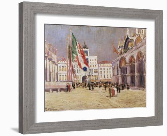 St. Mark's Square, Venice-Paul Mathieu-Framed Giclee Print