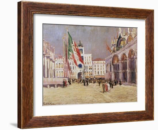 St. Mark's Square, Venice-Paul Mathieu-Framed Giclee Print