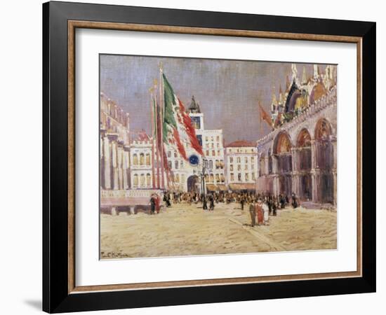 St. Mark's Square, Venice-Paul Mathieu-Framed Giclee Print