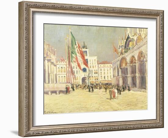 St. Mark's Square, Venice-Paul Mathieu-Framed Giclee Print