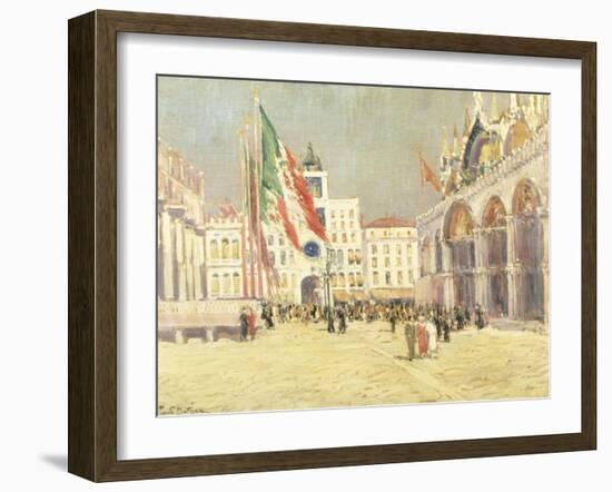 St. Mark's Square, Venice-Paul Mathieu-Framed Giclee Print