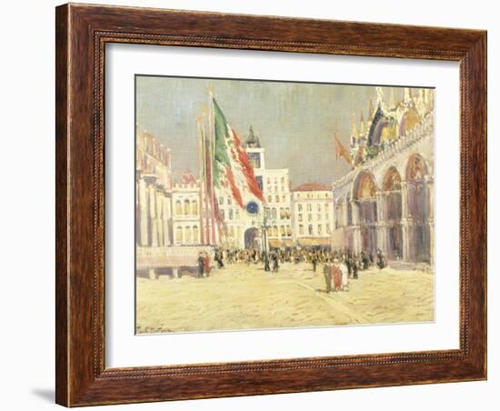 St. Mark's Square, Venice-Paul Mathieu-Framed Giclee Print