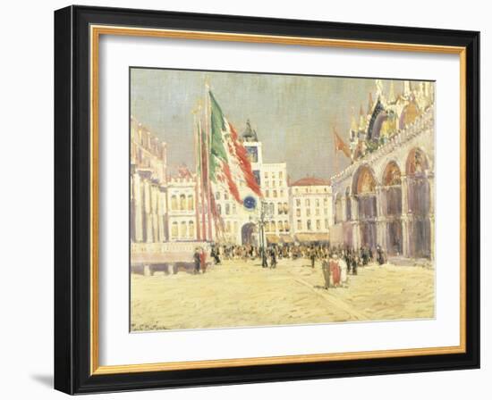 St. Mark's Square, Venice-Paul Mathieu-Framed Giclee Print