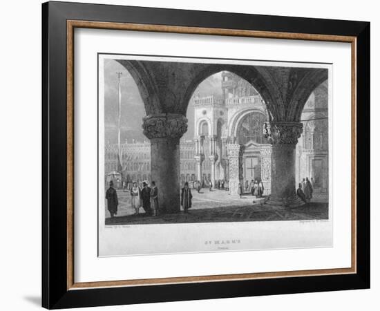 St Mark'S, Venice, 19th Century-William Finden-Framed Giclee Print