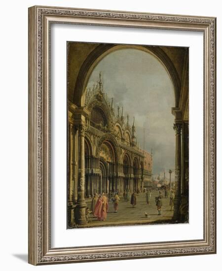 St. Mark's, Venice, C.1756-Canaletto-Framed Giclee Print