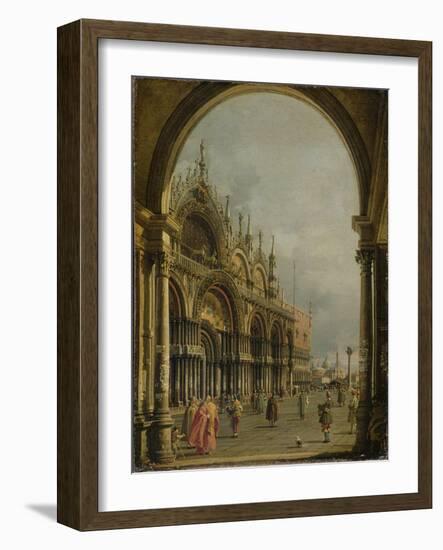 St. Mark's, Venice, C.1756-Canaletto-Framed Giclee Print