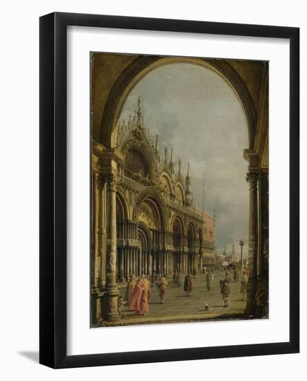 St. Mark's, Venice, C.1756-Canaletto-Framed Giclee Print