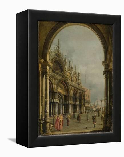 St. Mark's, Venice, C.1756-Canaletto-Framed Premier Image Canvas