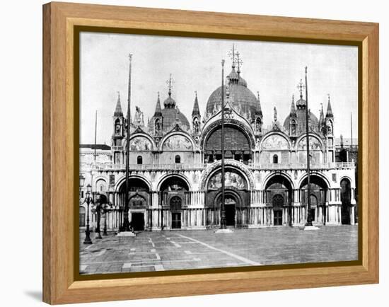 St Mark'S, Venice, Italy, 1893-John L Stoddard-Framed Premier Image Canvas