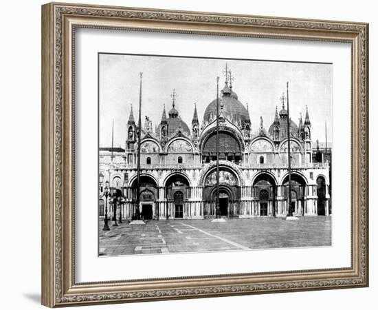 St Mark'S, Venice, Italy, 1893-John L Stoddard-Framed Giclee Print