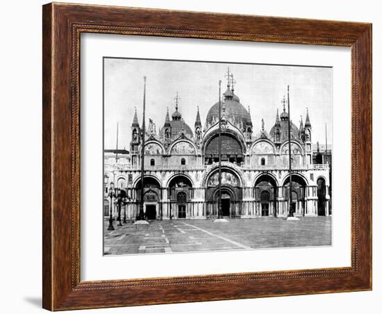 St Mark'S, Venice, Italy, 1893-John L Stoddard-Framed Giclee Print