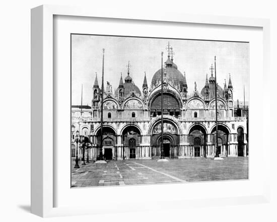 St Mark'S, Venice, Italy, 1893-John L Stoddard-Framed Giclee Print