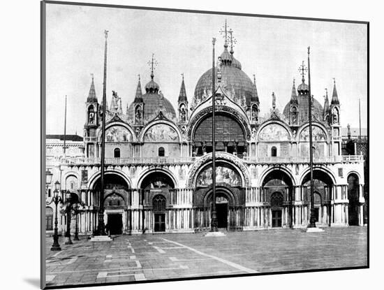 St Mark'S, Venice, Italy, 1893-John L Stoddard-Mounted Giclee Print