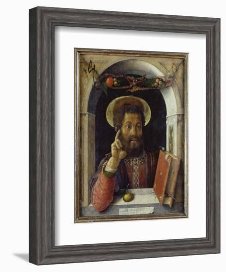 St. Mark the Evangelist, about 1450-Andrea Mantegna-Framed Giclee Print