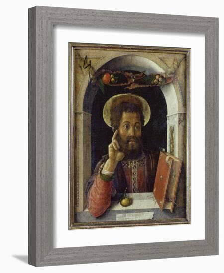 St. Mark the Evangelist, about 1450-Andrea Mantegna-Framed Giclee Print