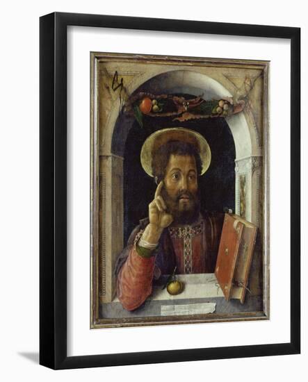 St. Mark the Evangelist, about 1450-Andrea Mantegna-Framed Giclee Print