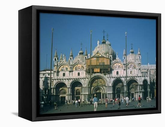 St. Marks Basilica, Venice, Italy-Peter Thompson-Framed Premier Image Canvas