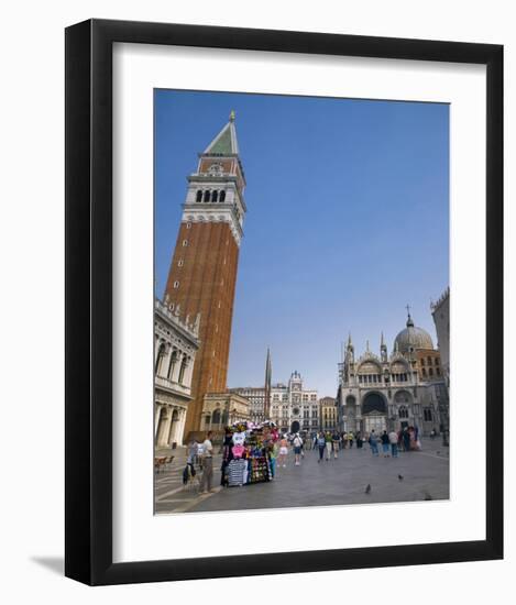 St Marks Square Venice Italy-null-Framed Art Print