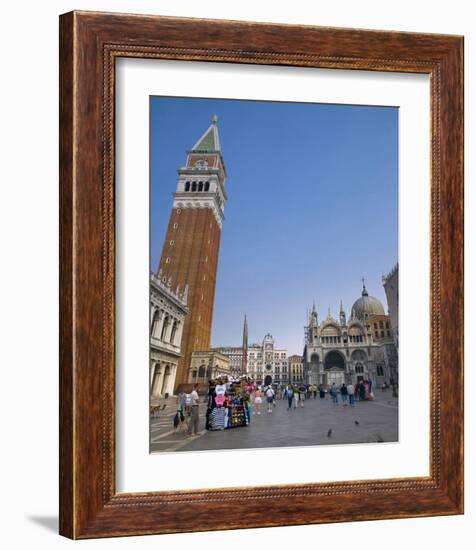 St Marks Square Venice Italy-null-Framed Art Print