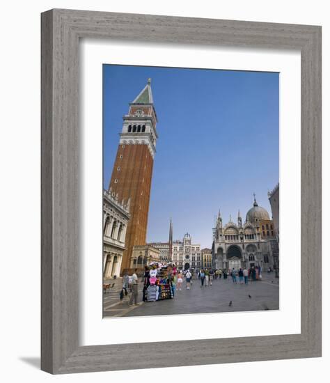 St Marks Square Venice Italy-null-Framed Art Print