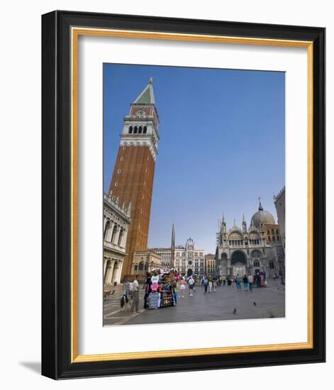 St Marks Square Venice Italy-null-Framed Art Print