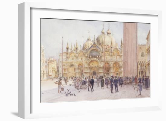 St Marks Square, Venice-Walter Frederick Roofe Tyndale-Framed Giclee Print