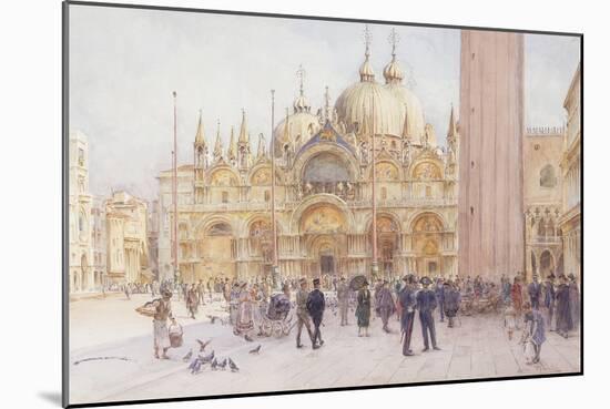 St Marks Square, Venice-Walter Frederick Roofe Tyndale-Mounted Giclee Print