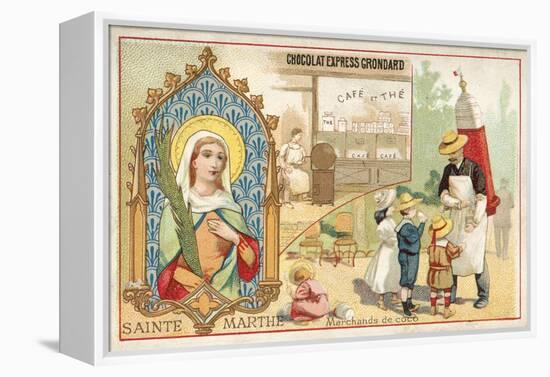 St Martha-null-Framed Premier Image Canvas