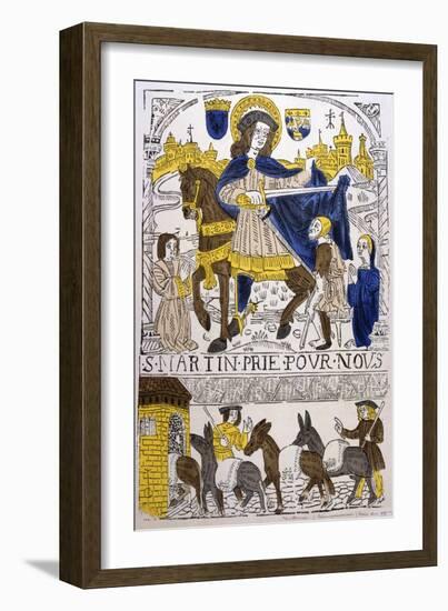 St Martin of Tours, 4th Century-null-Framed Giclee Print