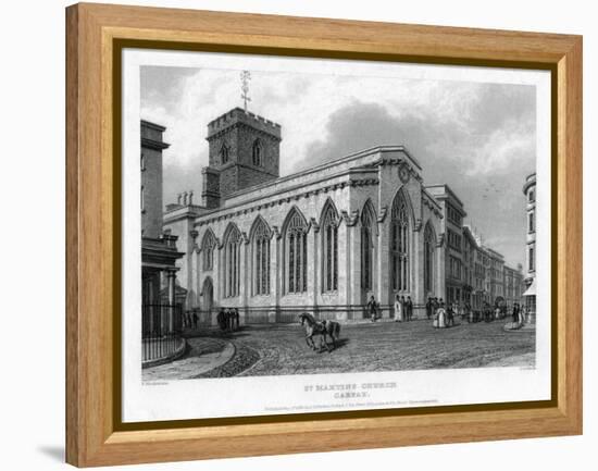 St Martin's Church, Carfax, Oxford, 1835-John Le Keux-Framed Premier Image Canvas