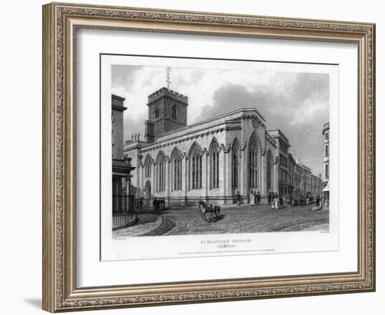 St Martin's Church, Carfax, Oxford, 1835-John Le Keux-Framed Giclee Print