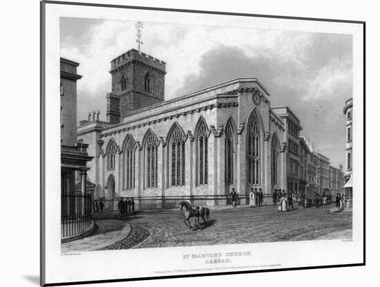 St Martin's Church, Carfax, Oxford, 1835-John Le Keux-Mounted Giclee Print