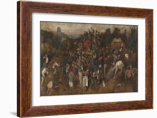 St. Martin's Day Kermis, 1565-1569-Pieter Bruegel the Elder-Framed Giclee Print