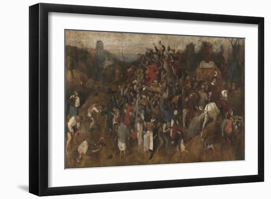 St. Martin's Day Kermis, 1565-1569-Pieter Bruegel the Elder-Framed Giclee Print