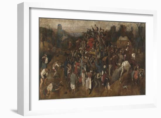 St. Martin's Day Kermis, 1565-1569-Pieter Bruegel the Elder-Framed Giclee Print