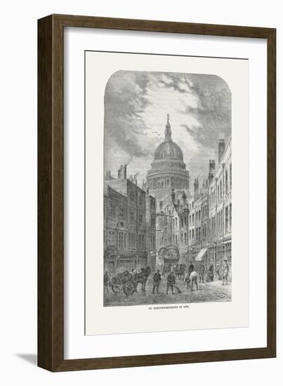 St Martin's-Le-Grand in 1760, 1878-Walter Thornbury-Framed Giclee Print