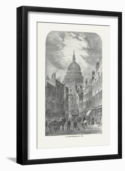 St Martin's-Le-Grand in 1760, 1878-Walter Thornbury-Framed Giclee Print