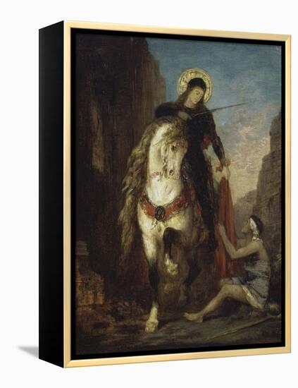 St. Martin-Gustave Moreau-Framed Premier Image Canvas