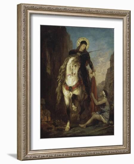 St. Martin-Gustave Moreau-Framed Giclee Print