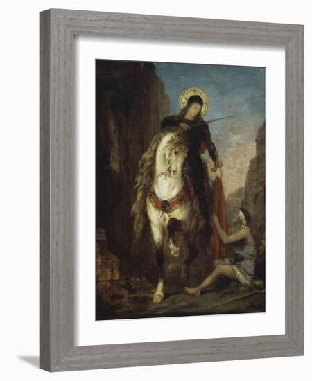 St. Martin-Gustave Moreau-Framed Giclee Print