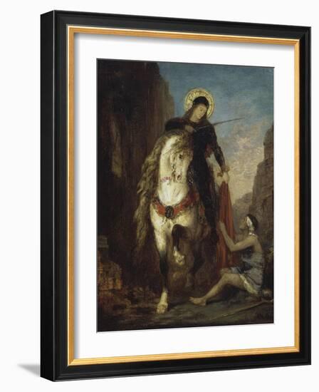 St. Martin-Gustave Moreau-Framed Giclee Print