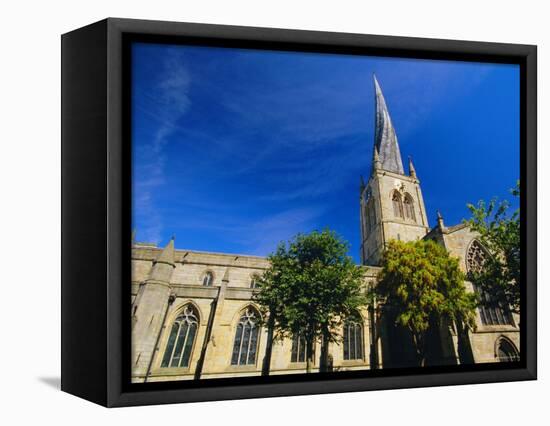 St. Mary and All Saints Church with Its Twisted Spire, Chesterfield, Derbyshire, England, UK-Neale Clarke-Framed Premier Image Canvas